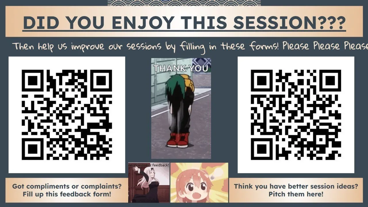 NUSCAS Session Feedback Form